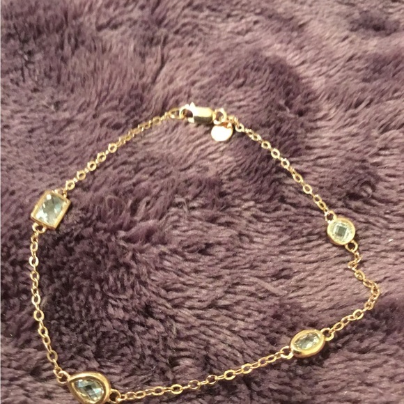 Victoria Wieck Rose Gold Sterling Silver CZ Bracelet - Picture 7 of 7